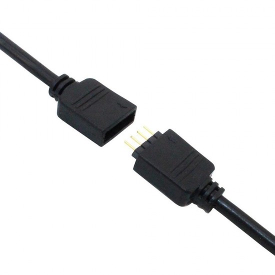 1/2/3/4PCS 1 To 2 Split Extension Cable Wire with 3/6/9/12PCS 4Pin Needle for RGB LED Strip Light