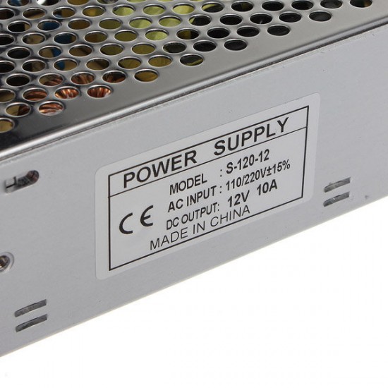 12V 10A 120W Switching Power Supply For LED Strip Hot AC 110-220V