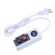 1.5M LED Test Clip Accessories with Switch for Strip Light Spot Lightts Down Light Ceiling Lamp US Plug