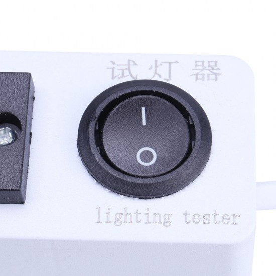 1.5M LED Test Clip Accessories with Switch for Strip Light Spot Lightts Down Light Ceiling Lamp US Plug
