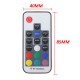 17 Keys DC 5V-24V RF Wireless Remote LED Controller for SMD 3528 5050 RGB LED Strip Light