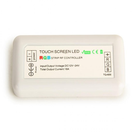 18A 12-24V Touch Screen LED Round RGB Strip RF Controller For RGB Strip Lights 18A 12-24V Touch Screen LED Round RGB Strip RF Controller For RGB Strip Lights
