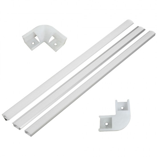 1M U/V/YW Shape Aluminum Channel Holder For LED Strip Light Bar Under Cabinet Lamp 1M U/V/YW Shape Aluminum Channel Holder For LED Strip Light Bar Under Cabinet Lamp