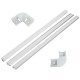 1M U/V/YW Shape Aluminum Channel Holder For LED Strip Light Bar Under Cabinet Lamp