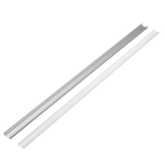 1M U/V/YW Shape Aluminum Channel Holder For LED Strip Light Bar Under Cabinet Lamp