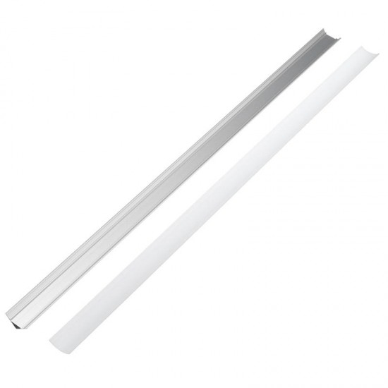 1M U/V/YW Shape Aluminum Channel Holder For LED Strip Light Bar Under Cabinet Lamp