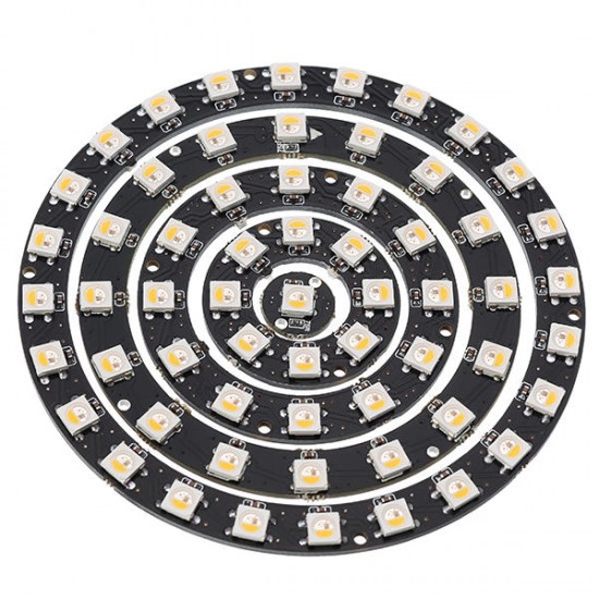 1PC 8PCS 12PCS 16PCS 24PCS Round Shape WS2812B SMD5050 RGBW RGBWW 4 In 1 LED Light Chip Board DC5V