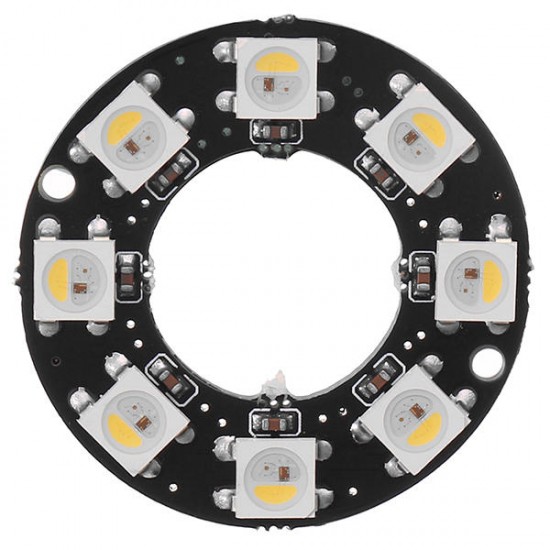 1PC 8PCS 12PCS 16PCS 24PCS Round Shape WS2812B SMD5050 RGBW RGBWW 4 In 1 LED Light Chip Board DC5V