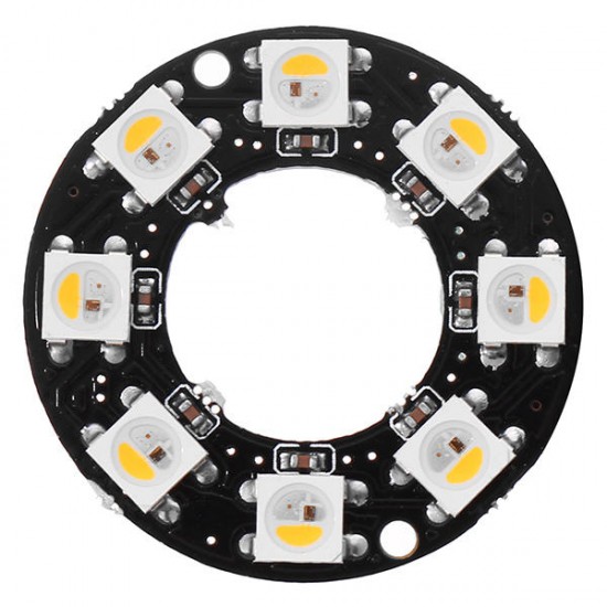 1PC 8PCS 12PCS 16PCS 24PCS Round Shape WS2812B SMD5050 RGBW RGBWW 4 In 1 LED Light Chip Board DC5V