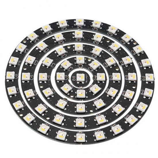 1PC 8PCS 12PCS 16PCS 24PCS Round Shape WS2812B SMD5050 RGBW RGBWW 4 In 1 LED Light Chip Board DC5V