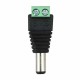 20PCS 5.5*2.1mm DC Power Male Plug Jack Adapter Connector for CCTV LED 5050 3528 5630 Strip Light