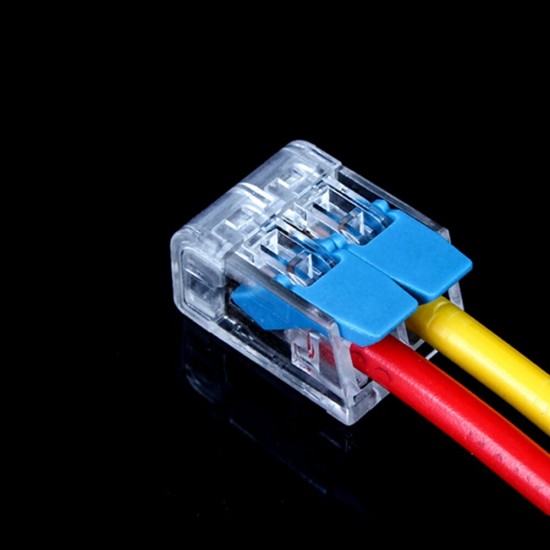 20PCS Blue and Red Mini Fast Wire Connectors Universal Wiring Cable Connector Push-in PCT-412 Box Kit 20PCS Blue and Red Mini Fast Wire Connectors Universal Wiring Cable Connector Push-in PCT-412 Box Kit