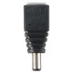 20PCS DC Power Male 5.5*2.1mm Connector Adapter Plug Cable Pressed for LED Strips 12V