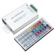 24A 288W 44 Key IR Remote Controller For RGB SMD5050/3528 LED Strip Light Lamp DC12-24V