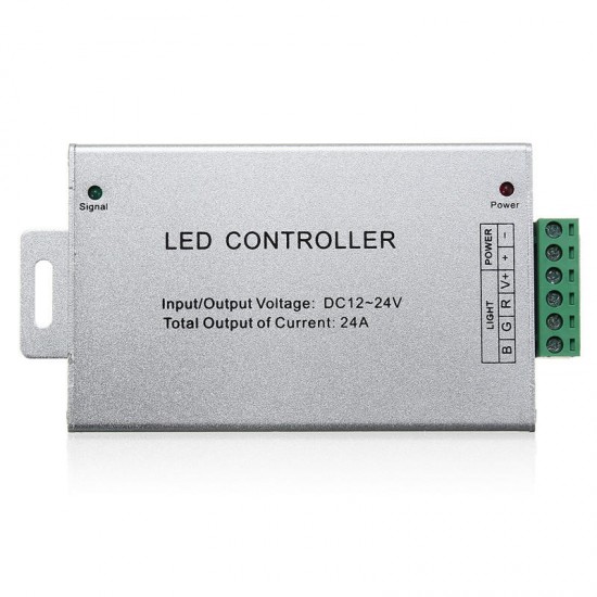 24A 288W 44 Key IR Remote Controller For RGB SMD5050/3528 LED Strip Light Lamp DC12-24V