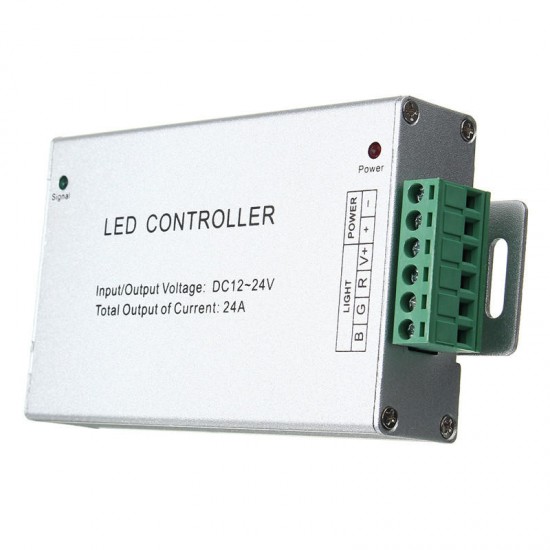 24A 288W 44 Key IR Remote Controller For RGB SMD5050/3528 LED Strip Light Lamp DC12-24V