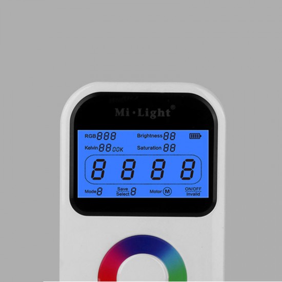 2.4GHz Mi Light LED Remote Control with LCD Screen Max 99 Zones for Track Strip Lighting