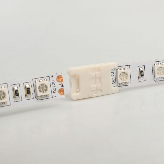 2pin 10mm Solderless Connector for 5050 5630 5730 Single Color LED Strip