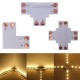 2pin LED Connector T Shape Corner For 10mm 5050 LED Strip Light