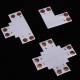 2pin LED Connector T Shape Corner For 8mm 5050/3528 LED Strip Light