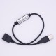 3 Keys USB Male and Female LED Dimmer Controller for Single Color Strip Light DC5-24V 3 Keys USB Male and Female LED Dimmer Controller for Single Color Strip Light DC5-24V