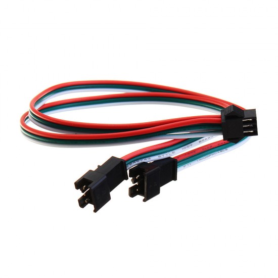 30CM 3Pin Extension Cord SM One Female To Two Male Connectors for Magic LED Strip Light 30CM 3Pin Extension Cord SM One Female To Two Male Connectors for Magic LED Strip Light
