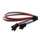 30CM 3Pin Extension Cord SM One Female To Two Male Connectors for Magic LED Strip Light