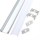 30CM 45CM 50CM U/V/YW Shape Aluminum Channel Holder For LED Strip Light Bar Under Cabinet Lamp