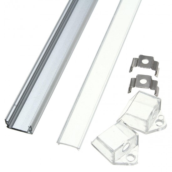 30CM XH-008 U-Style Aluminum Channel Holder For LED Strip Light Bar Under Cabinet Lamp Lighting