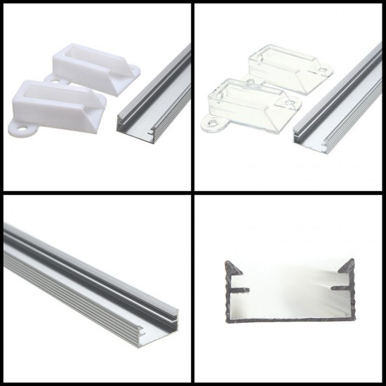 30CM XH-058 Aluminum Channel Holder For LED Strip Light Bar Under Cabinet Lamp