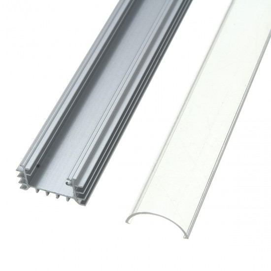 30CM XH-062 U-Style Aluminum Channel Holder For LED Strip Light Bar Under Cabinet Lamp Lighting