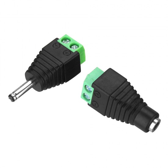 3.5*1.35mm DC Power Male Female Plug Jack Adapter Connector for CCTV LED 5050 3528 5630 Strip Light 3.5*1.35mm DC Power Male Female Plug Jack Adapter Connector for CCTV LED 5050 3528 5630 Strip Light