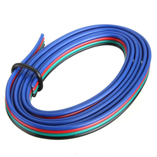 4 Pin Extension Wire Connector Cable for RGB LED Strip Lights