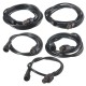 4 Pin Waterproof Male Female Extension Cable Connector For LED RGB Strip Light 4 Pin Waterproof Male Female Extension Cable Connector For LED RGB Strip Light