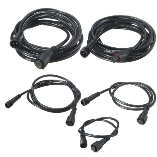 40cm/60cm/1m/2m/3m 2pin LED Waterproof Extension Cable Connector Power Cord 40cm/60cm/1m/2m/3m 2pin LED Waterproof Extension Cable Connector Power Cord