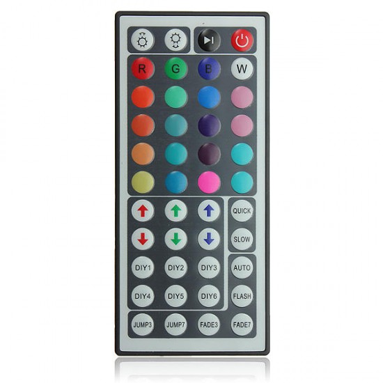 44 Key IR Remote Controller For 2 STRIPS OF RGB LED Strip DC 12V
