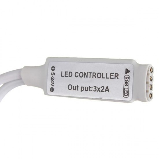44 Key Mini IR Remote Controller Control For 3528 5050 RGB LED Strip Light 44 Key Mini IR Remote Controller Control For 3528 5050 RGB LED Strip Light