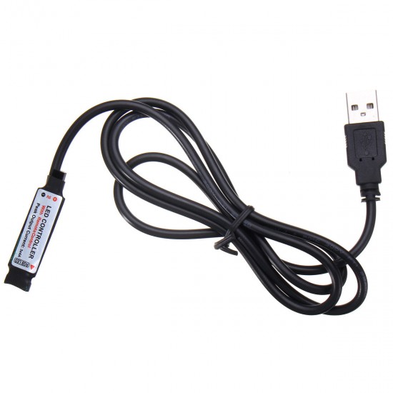 44 Key USB Remote Controller for 5V 5050 RGB LED Strip Light TV PC Back 44 Key USB Remote Controller for 5V 5050 RGB LED Strip Light TV PC Back