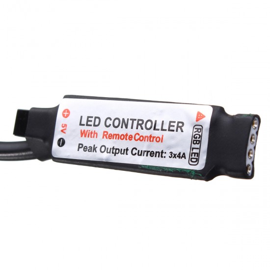 44 Key USB Remote Controller for 5V 5050 RGB LED Strip Light TV PC Back 44 Key USB Remote Controller for 5V 5050 RGB LED Strip Light TV PC Back