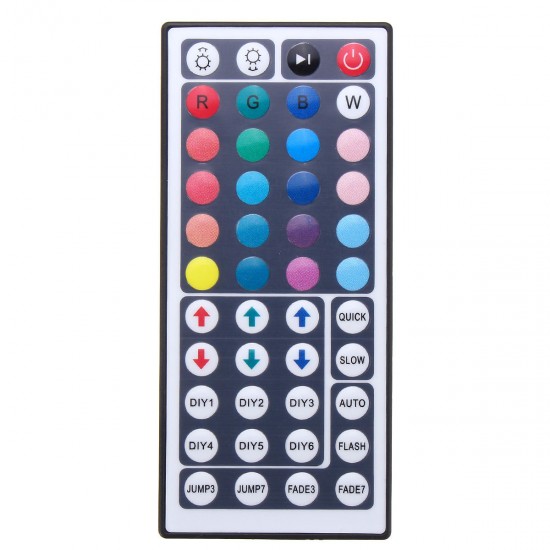 44 Key USB Remote Controller for 5V 5050 RGB LED Strip Light TV PC Back