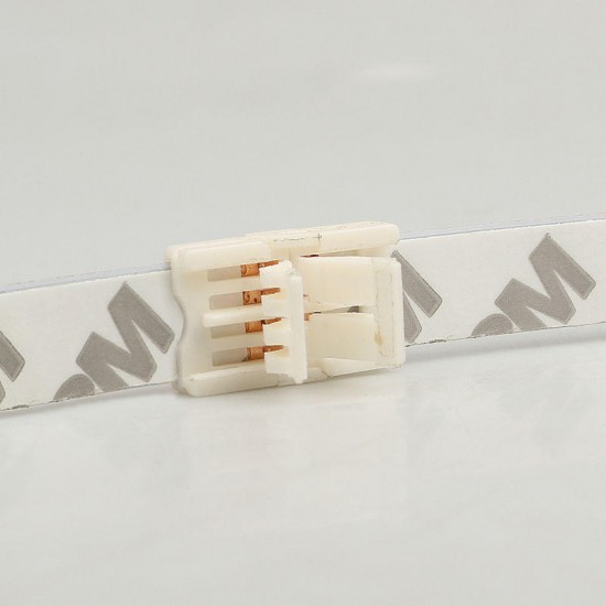 4pin Solderless Connector 10mm PCB Board Connection for RGB Color LED Strip 4pin Solderless Connector 10mm PCB Board Connection for RGB Color LED Strip