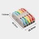 5 Input 5 Output Colorful Quick Wire Connector Terminal Blocks Universal Compact Cable Splitter for LED Strip Lighting