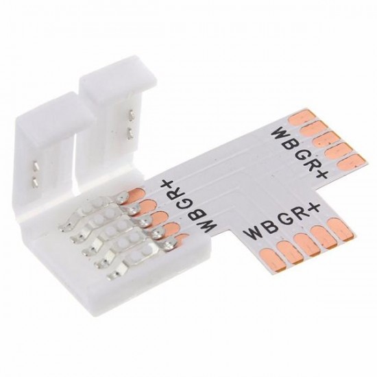 5 Pin 12MM 3 Shape PCB Connector For RGBW LED Strip Light Connection