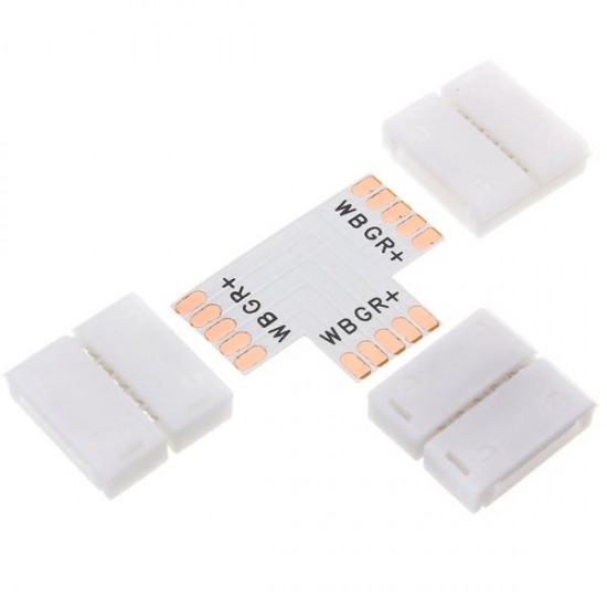 5 Pin 12MM 3 Shape PCB Connector For RGBW LED Strip Light Connection