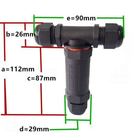 5 Pin T Shape IP68 Waterproof Electrical Connector Outdoor Cable Wire Quick Screw Connection 5 Pin T Shape IP68 Waterproof Electrical Connector Outdoor Cable Wire Quick Screw Connection