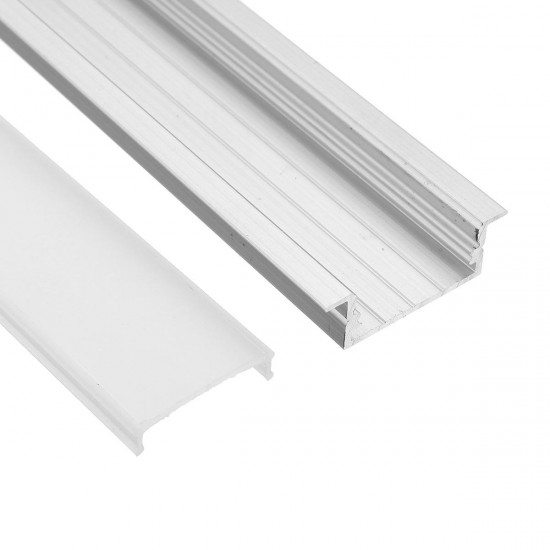 50CM U/YW/V Shape Aluminum Channel Holder For Bar Under Cabinet LED Rigid Strip Light Lamp