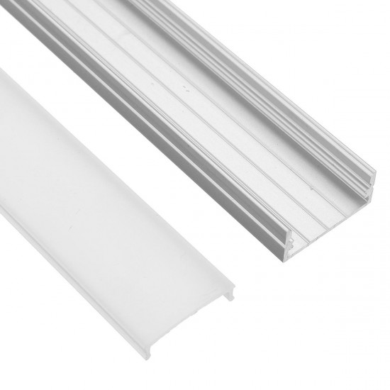 50CM U/YW/V Shape Aluminum Channel Holder For Bar Under Cabinet LED Rigid Strip Light Lamp