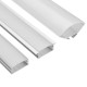 50CM U/YW/V Shape Aluminum Channel Holder For Bar Under Cabinet LED Rigid Strip Light Lamp