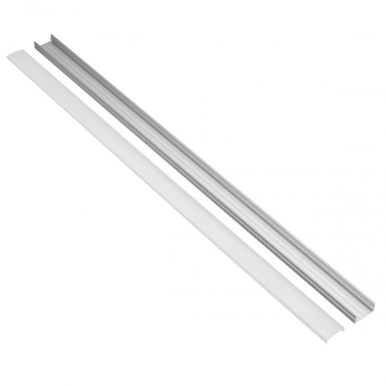 50CM U/YW/V Shape Aluminum Channel Holder For Bar Under Cabinet LED Rigid Strip Light Lamp