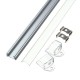 50CM XH-062 U-Style Aluminum Channel Holder For LED Strip Light Bar Under Cabinet Lamp Lighting